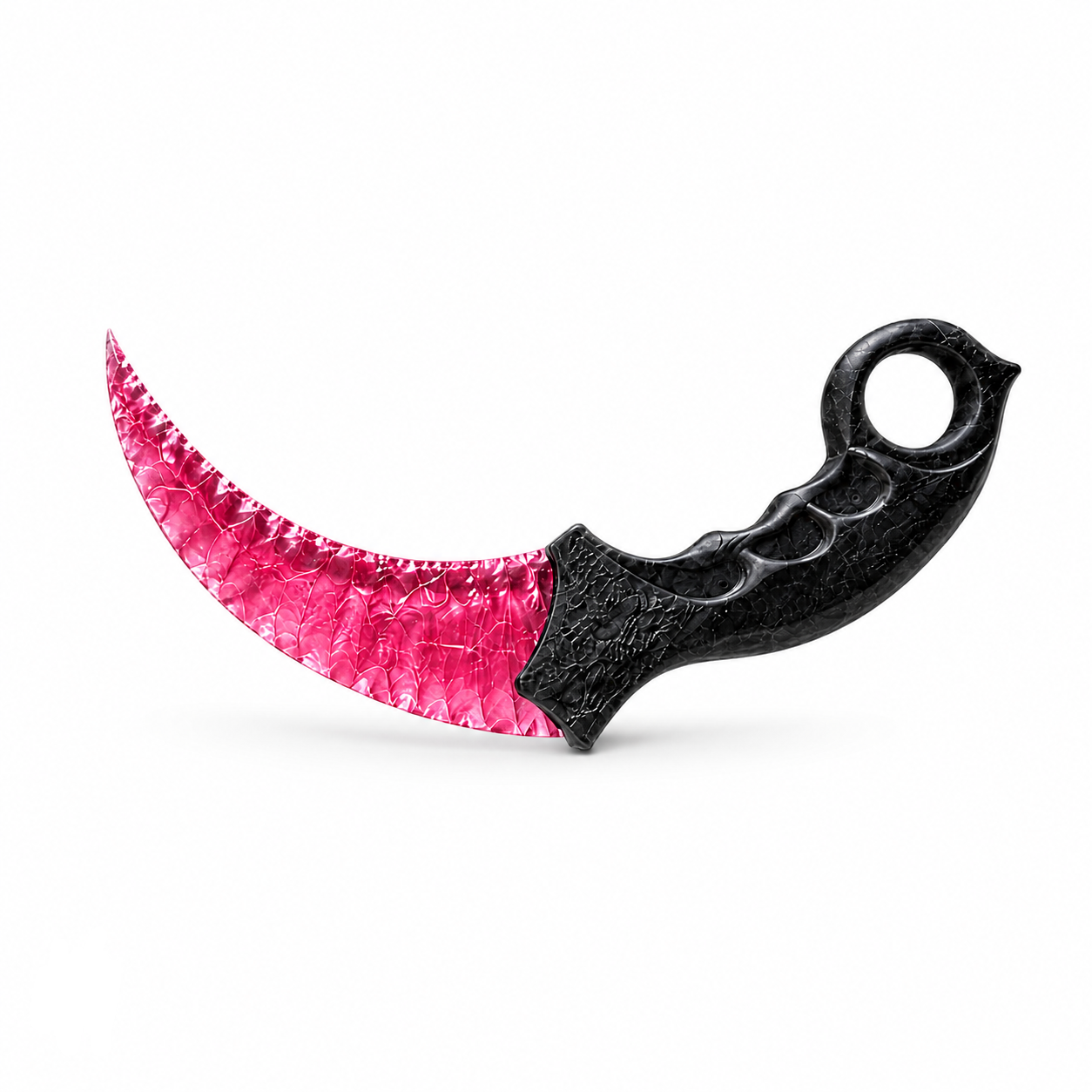RELIQ Handmade Pink Stone Karambit Display Knife – CS:GO Inspired