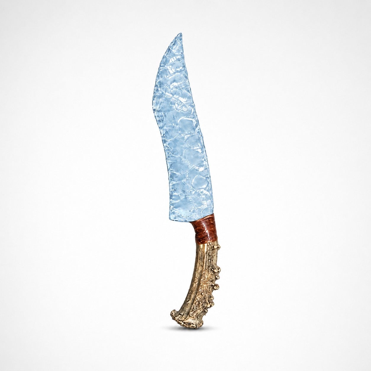 RELIQ Handmade Stone Hunting Knife-Inspired Display Piece