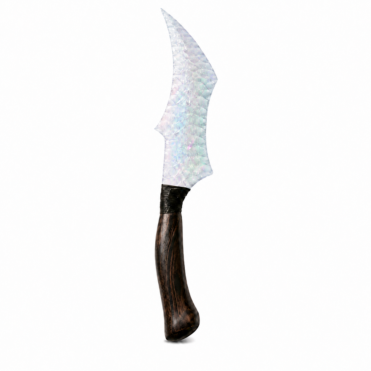 REQLI Handcrafted Synthetic Opal Display Blade – Fantasy Collectible Art Knife