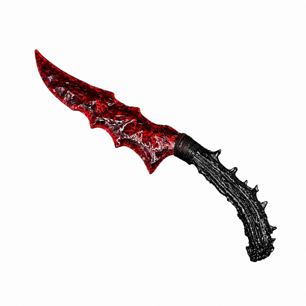 RELIQ Thornspire Handcrafted Glass Fantasy Dagger – Collectible Display Blade