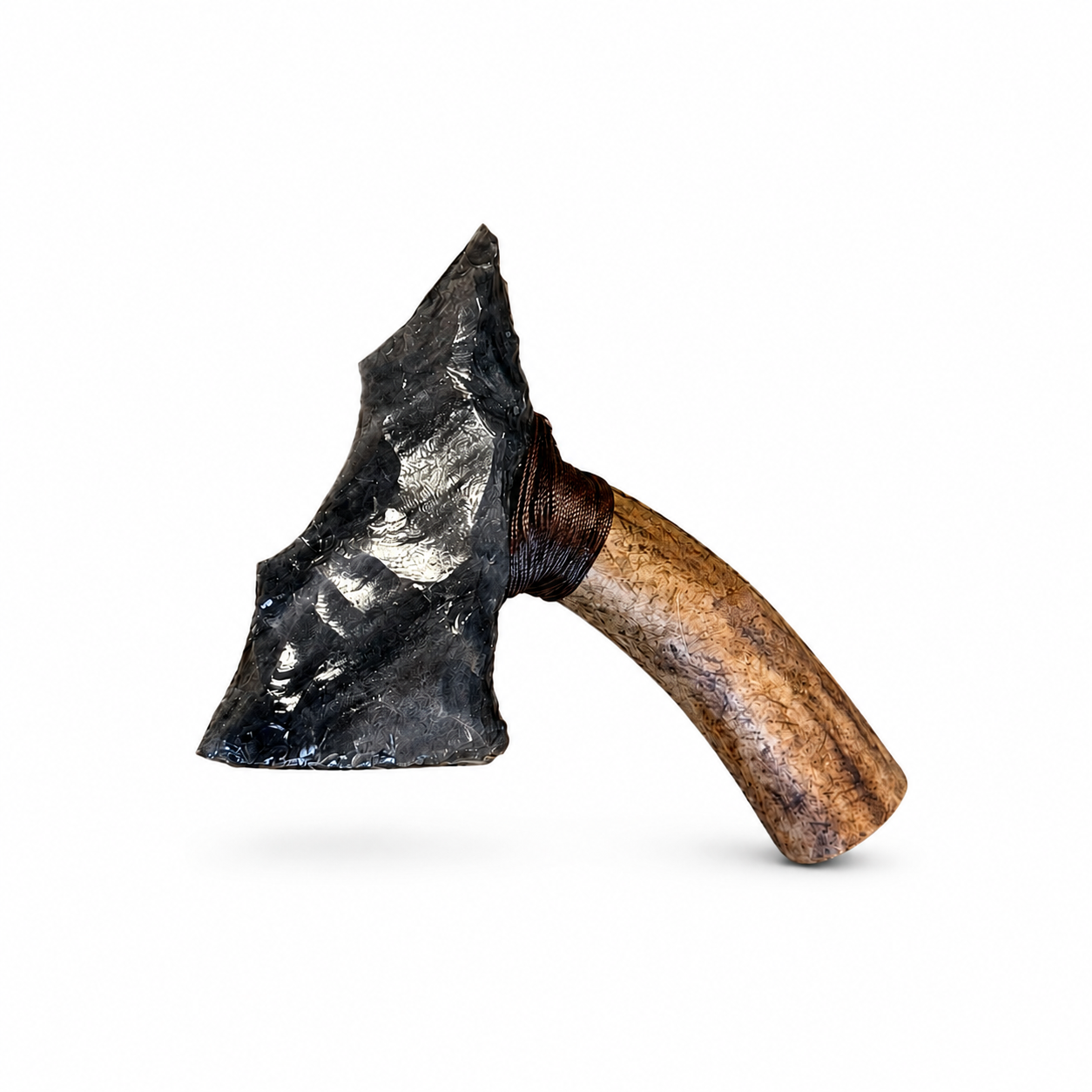 【Sale！】Handcrafted Primitive Display Axe – Knapped Collectible Art Piece