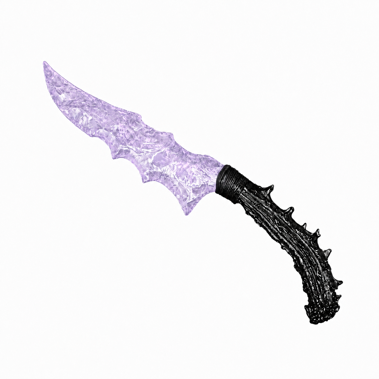 RELIQ Thornspire Handcrafted Glass Fantasy Dagger – Collectible Display Blade
