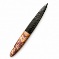 RELIQ Handcrafted Obsidian Knife – Knapped Collectible Display Blade