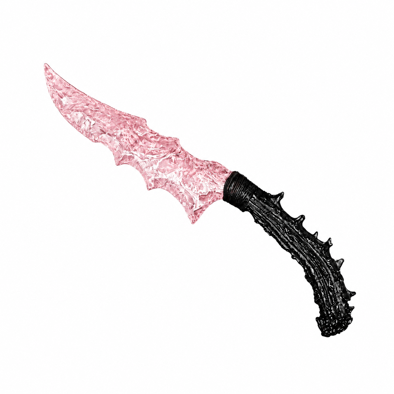 RELIQ Thornspire Handcrafted Glass Fantasy Dagger – Collectible Display Blade