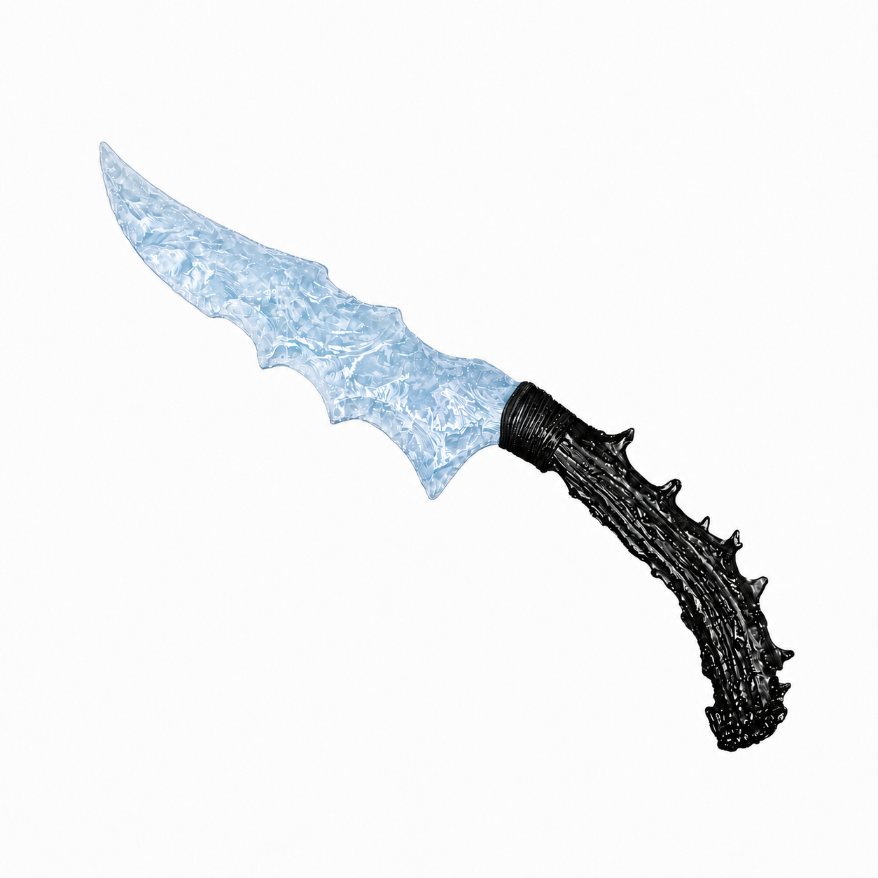 RELIQ Thornspire Handcrafted Glass Fantasy Dagger – Collectible Display Blade